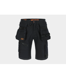 Short de travail - Noir - Jeans - HEROCK REX