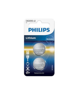 Lot de 2 piles CR2016 - Philips
