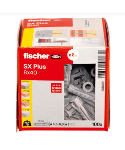 100 chevilles à expaansion FISCHER 8x40