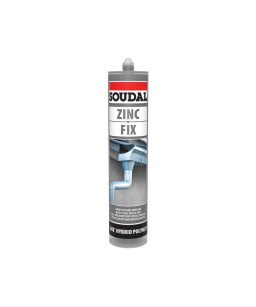 mastic colle de couleur zinc