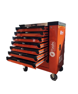 Servante orange 8 tiroirs